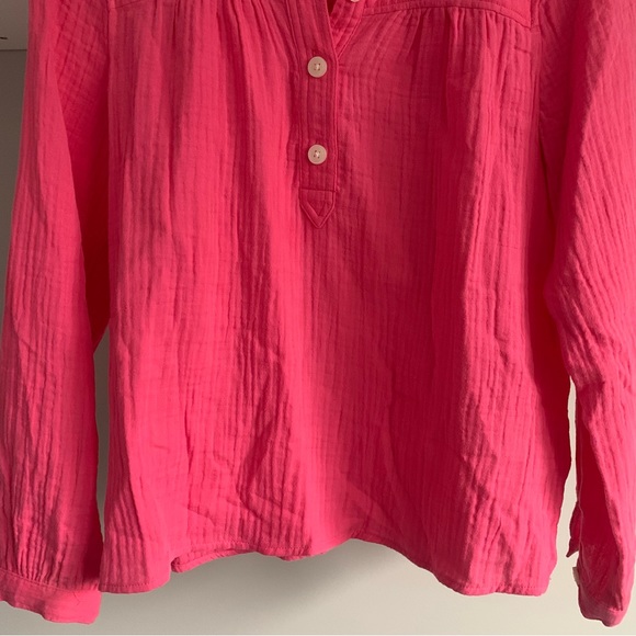 • [J. Crew] Cotton Textured Top • - Picture 3 of 11